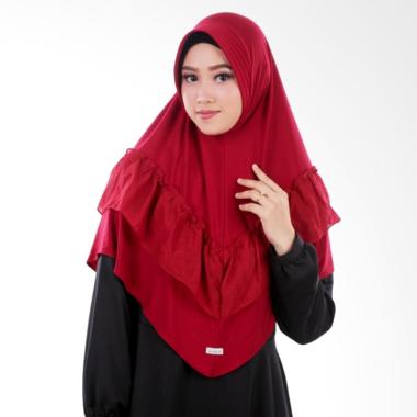 Atteena Hijab Aulia Kanisha Jilbab Instan - Dark Red