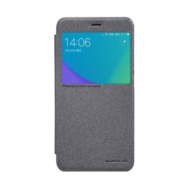 Nillkin Sparkle Leather Flip Cover ... dmi Note 5A Prime - Black