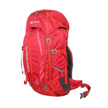 Consina Centurion Backpack/Ransel/Tas Gunung/Carier - Merah [50 L]
