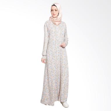 Elzatta Adra Disstress Circle Gamis - Peach