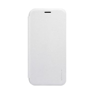 Nillkin Sparkle Flip Cover Casing f ... J7 Pro or J7 2017 - White