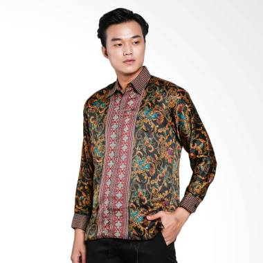 Blitique Aryan Tanjung Batik Kemeja Pria - Hijau Toska