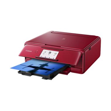 Canon PIXMA TS8170 Multifunction Inkjet Printer - Red -