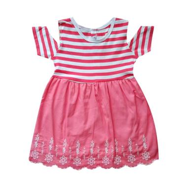 MacBear MacBee Kids Candy Cute Baju Dress Anak - Pink