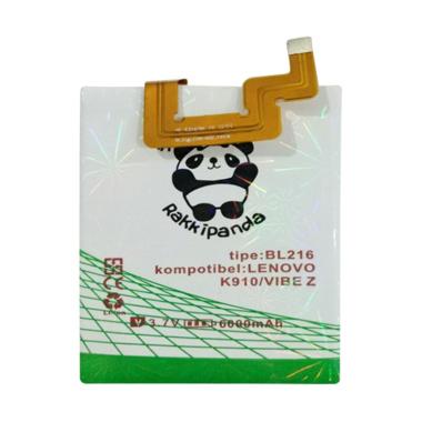 Baterai/Battery Double Power Double Ic Rakkipanda Lenovo K910 Vibe Z / Lenovo BL216 [6000mAh]