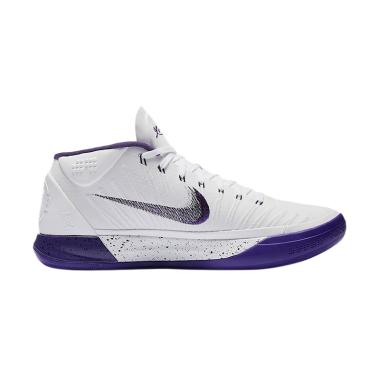 Nike Kobe AD Sepatu Basket Pria - White Purple