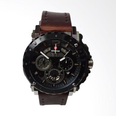Expedition Chronograph Jam Tangan Pria - Silver Black [E6402MC]
