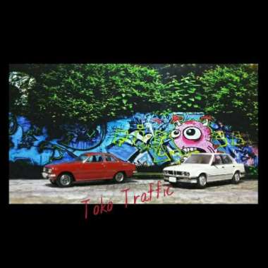 Kode A diorama papercraft Graffiti skala 1/64 Diorama Photography hot wheels Tomica Matchbox
