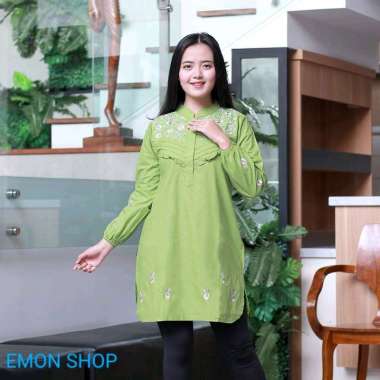 Rosella Boutique SRS 706 Tunik Wanita M Hijau