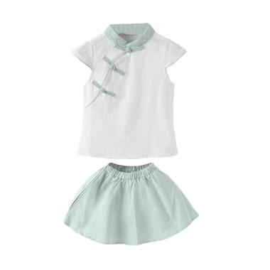 Abby Baby CNY Girl Set Baju Anak Perempuan - Green