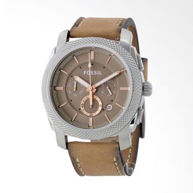 FOSSIL Machine Chronograph Ion Plated Jam Tangan Pria- Brown [FS5192] Brown