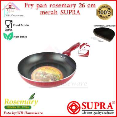 wajan anti lengket 26cm / panci penggorengan / Fry pan SUPRA