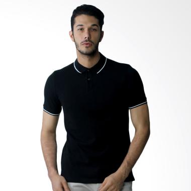 Manzone Bizzare Bestbuy Polo Shirt Pria - Black