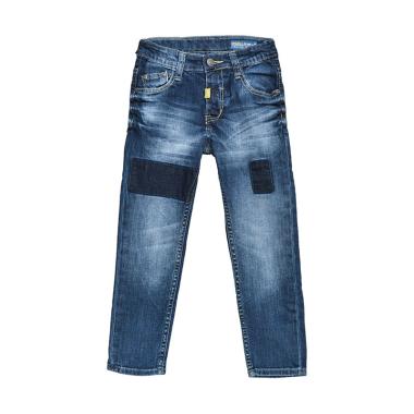 Osella Kids 05-I-18 Long Pants Denim Pita Celana Panjang Anak - Blue