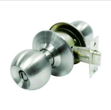 Kunci Pintu Bulat Kamar Mandi Stainless