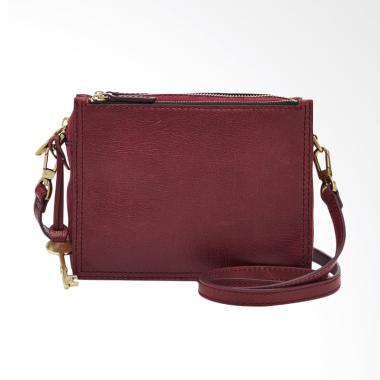 Fossil ZB 7401C607 Campbell Crossbody Bag Wanita - Cabernet
