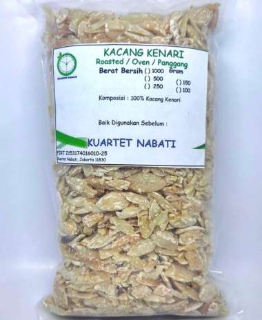 Kuartet Nabati Kacang Kenari Panggang [500 g]