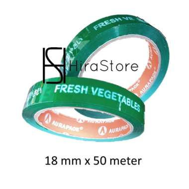 Lakban Fresh / Lakban Sayur / Fresh vegetable / Lakban Sayur Segar 18 mm x 50 meter premium