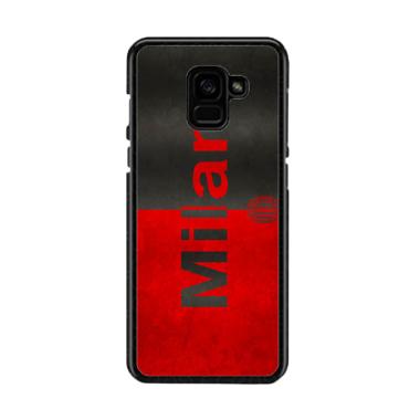 Guard Case Ac Milan Flag O1206 Cust ... msung Galaxy A8 2018 Plus