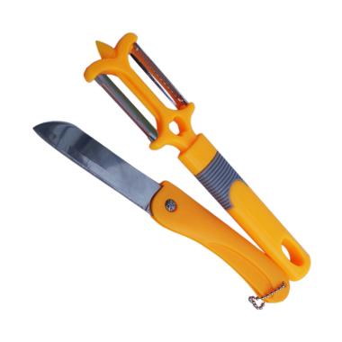 OUYAMEI 705 Peeler Set Alat Pengupas Kulit Buah dan Sayur - Kuning