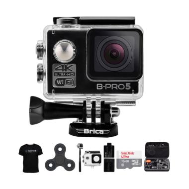 Brica B-PRO 5 Alpha Edition AE1 4K ... m Spin Action Cam - Hitam