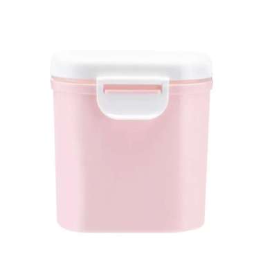 OMWshop Tempat Susu Bubuk Bayi | Kotak Snack Biscuit 400gr dan 800gr - BIRU 200GR PINK 400GR
