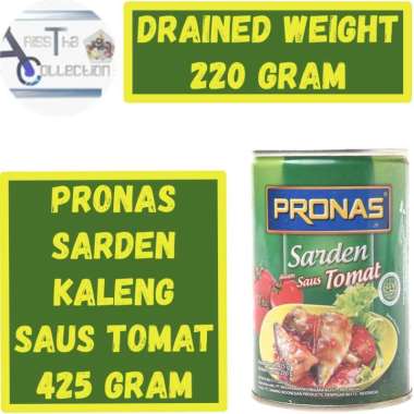 Pronas Sardines 425 Gram Pronas Sarden 425 Gram Kaleng Saus Tomat