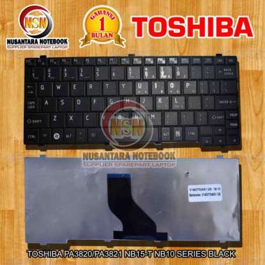 Keyboard Laptop Toshiba NB500 NB520 Series Hitam Black