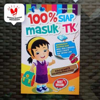 Buku Anak TK - 100% Siap Masuk TK, belajar menulis membaca menghitung