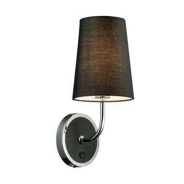 3+Projects T-C Fabric Shade Lampu Dinding - Black