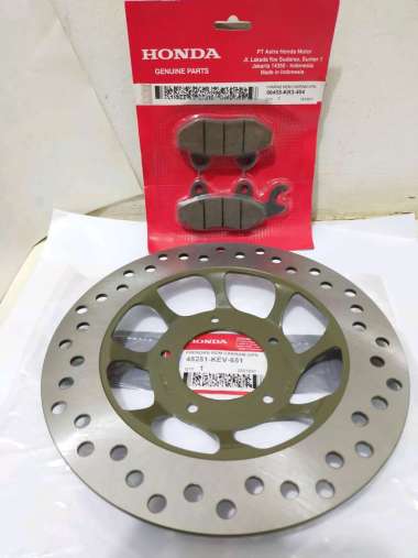 PIRINGAN CAKRAM DEPAN KEV PLUS KAMPAS REM DEPAN KR3 SUPRA X SUPRA FIT LAMA REVO OLD LAMA 100