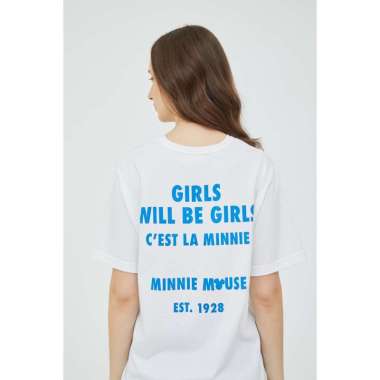 Kaos Wanita T-Shirt Terbaru [Shopatvelvet x Disney] - Minnie Mouse C'est La Minnie T-Shirt