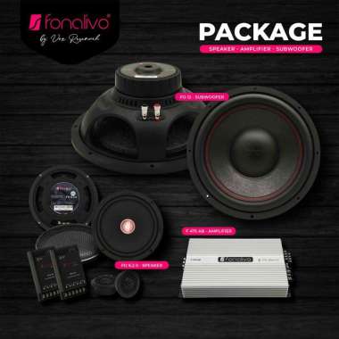 Paket Audio Fonalivo New by Vox Research hitam