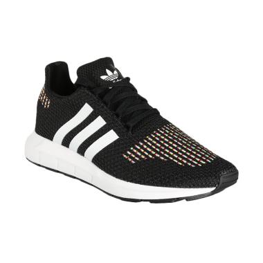 adidas Originals Women Swift Sepatu Lari Wanita - Black White [CQ2025]
