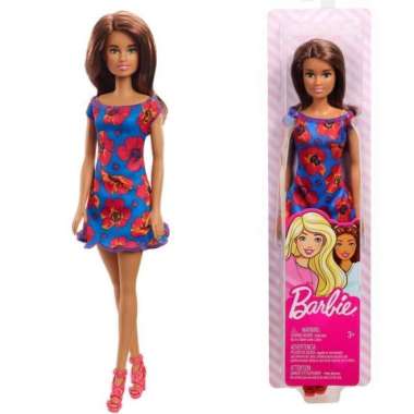 Barbie Basic Flower Dress Original - Mainan Boneka Barbie GBK92