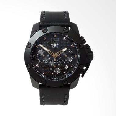 Alexandre Christie Chronograph Jam Tangan Pria - Black [AC6290MC]