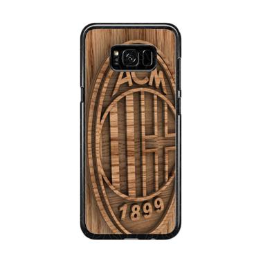 Guard Case Ac Milan Wood O1207 Cust ... or Samsung Galaxy S8 Plus
