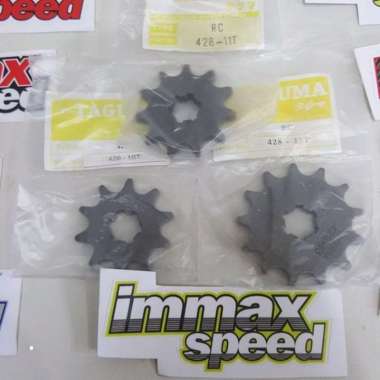 Gear Depan Gir dpn suzuki satria ru 120 r 2 tak 2t tornado RC 428 8 10 11 13 14 mata 8t 10t 11t 13t