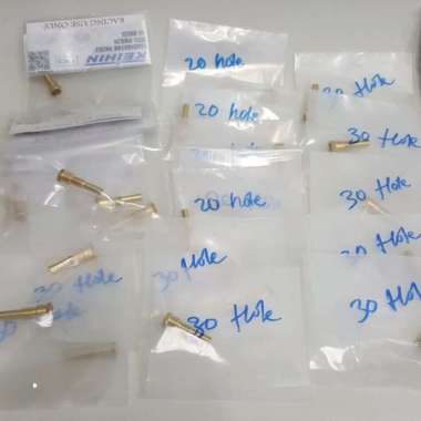 Jarum dan NOZZEL RACING 16H 18H 20H 30H PWK PE 28 NOZEL Nosel nosle nozle NOZZLE 16 18 20 30 hole lu