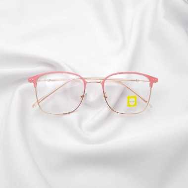 Kacamata Photocromic wanita /pria ukuran normal/minus/plus/cylinder sd -6.00 kode 1924 Pink