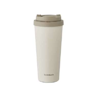LocknLock One Touch Clip Tumbler 550ML - LHC3249 Ivory