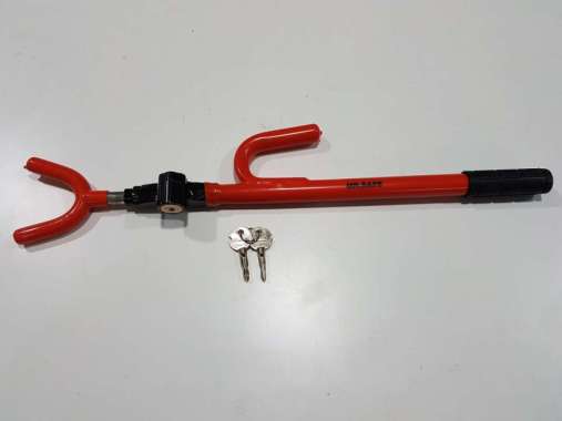 Mr SAFE Kunci Stir MR-9008 / Kunci Setir Mobil Mr SAFE MR-9008 merah