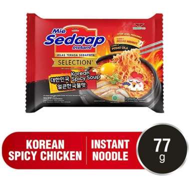 Promo Harga Sedaap Korean Spicy Soup 77 gr - Blibli