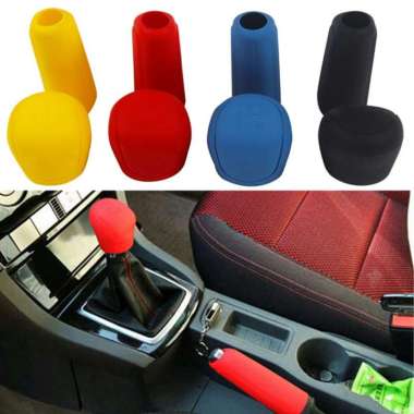 Cover Knob Tuas Rem Tangan Mobil Bahan Silikon