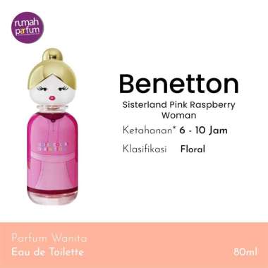 Benetton Sisterland Pink Raspberry Woman 80 ML