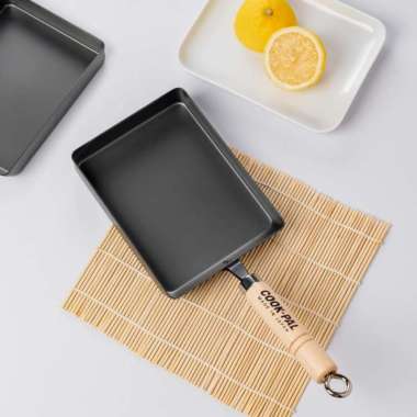 Wajan Jepang YOSHIKAWA Carbon Steel Tamagoyaki Egg Pan COOK-PAL