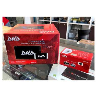 DHD Paket Double Din DVD HD Glasspanel Layar Sentuh 7 inch plus Kamera Mundur LED Flash 4 Titik