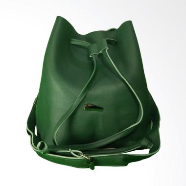 KarnaKamu Tali Serut Simple Sling Bag Wanita - Green