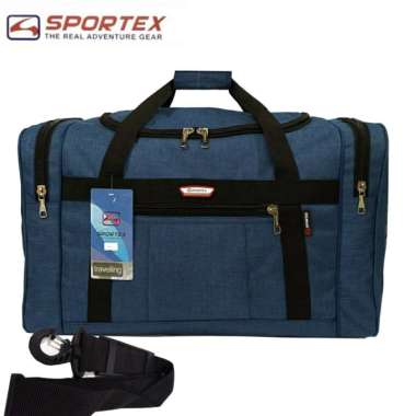 Tas pakaian mudik sportex besar tebal kuat Biru