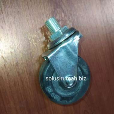 1PCS RODA TROLLEY 50MM TROLI GEPENG JAPAN HIDUP 2" bautan 50 MM baut